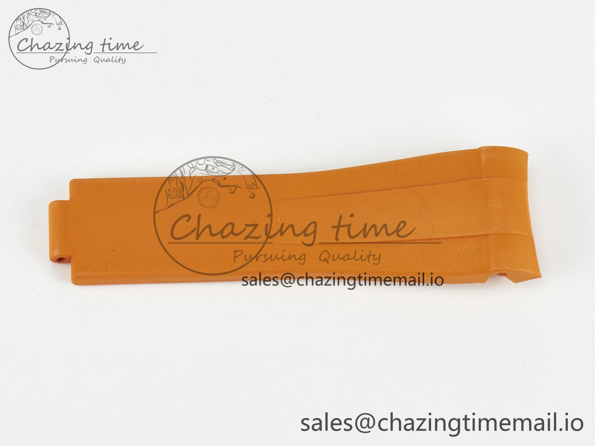 WaterResistant Submariner 116610 1:1 Best Edition Orange Rubber Strap (Fits the Gen size) 4078