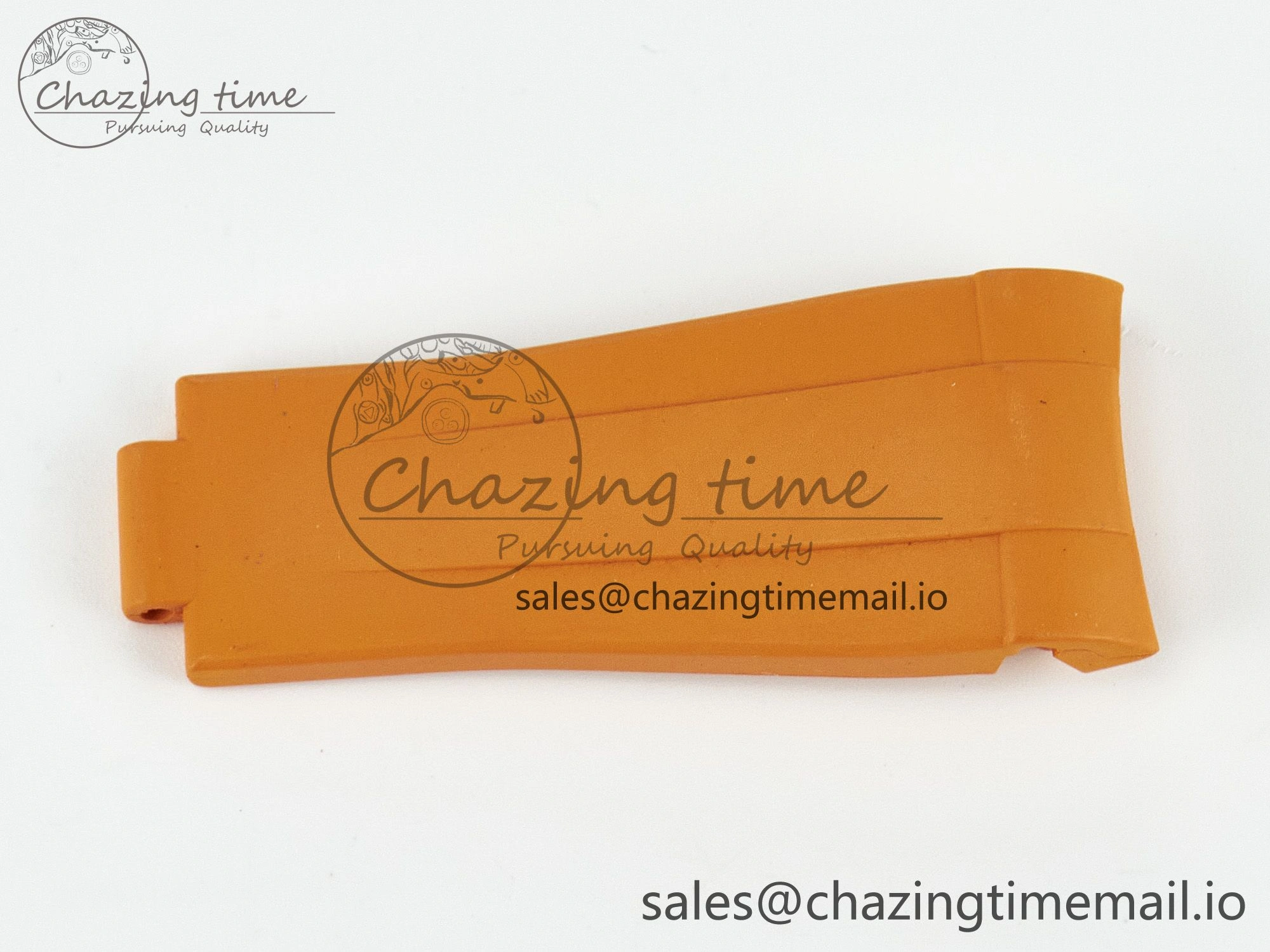 WaterResistant Submariner 116610 1:1 Best Edition Orange Rubber Strap (Fits the Gen size) 4078