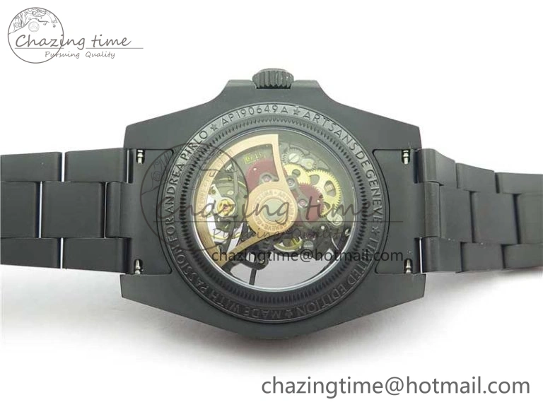 Submariner 116610 Andrea Pirlo DLC ROF Best Edition Carbon Bezel on Skeleton DIal SA FreshLook 2790