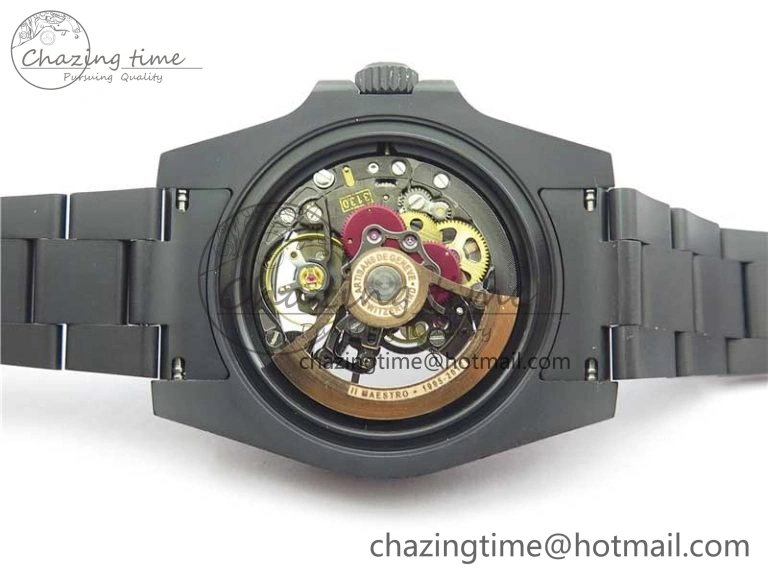 Submariner 116610 Andrea Pirlo DLC ROF Best Edition Carbon Bezel on Skeleton DIal SA FreshLook 2790