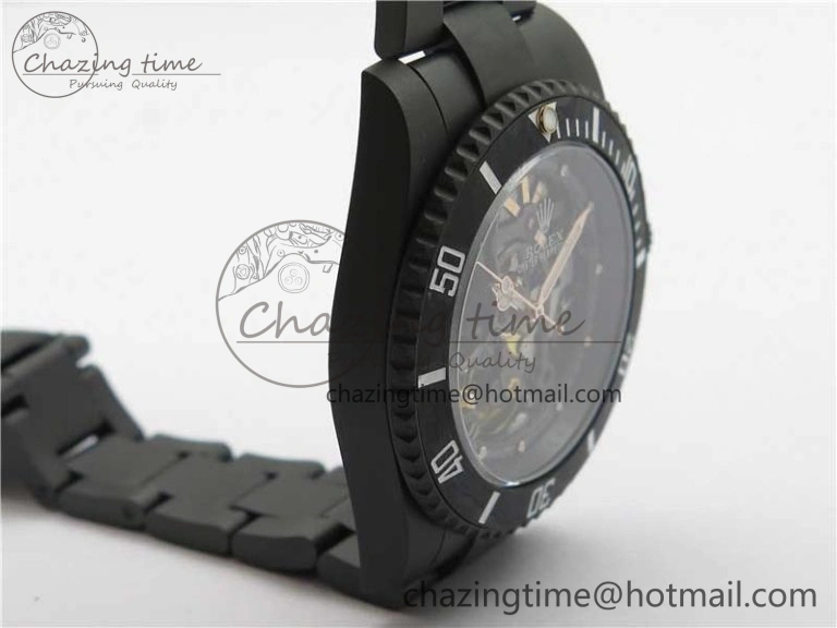 Submariner 116610 Andrea Pirlo DLC ROF Best Edition Carbon Bezel on Skeleton DIal SA FreshLook 2790