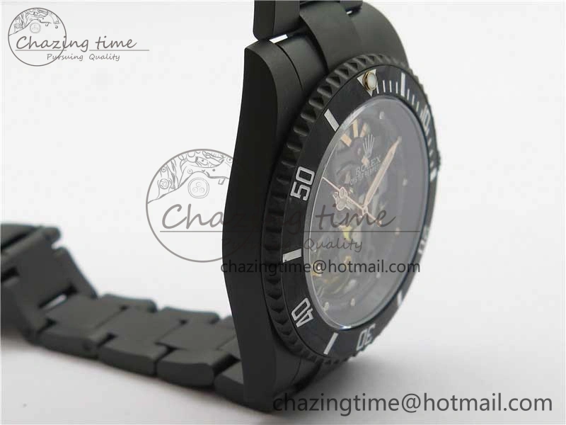 Submariner 116610 Andrea Pirlo DLC ROF Best Edition Carbon Bezel on Skeleton DIal SA FreshLook 2790