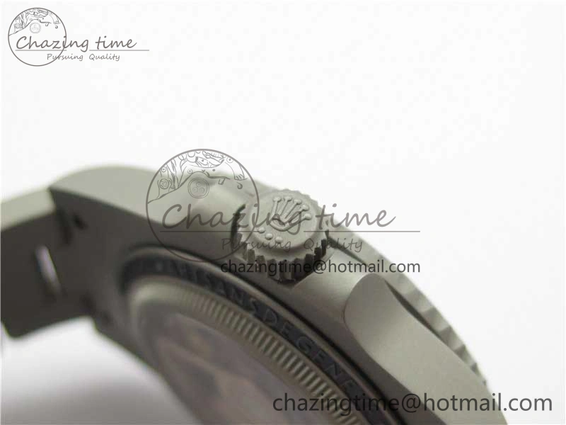 Submariner 116610 Andrea Pirlo Sandblasted ROF Best Edition Carbon Bezel on Skeleton DIal SA Refined 2789