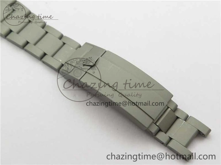 Submariner 116610 Andrea Pirlo Sandblasted ROF Best Edition Carbon Bezel on Skeleton DIal SA Refined 2789