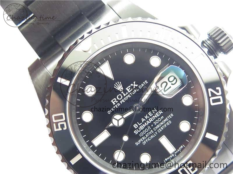 Submariner 116610 Blacken DLC Black 904L Steel V6F 1:1 Best Edition VS3135 V Durable 2699