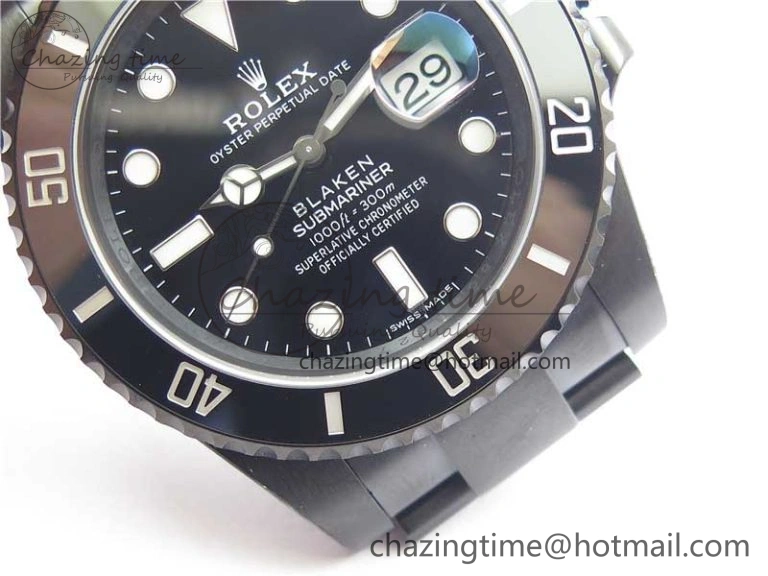 Submariner 116610 Blacken DLC Black 904L Steel V6F 1:1 Best Edition VS3135 V Durable 2699