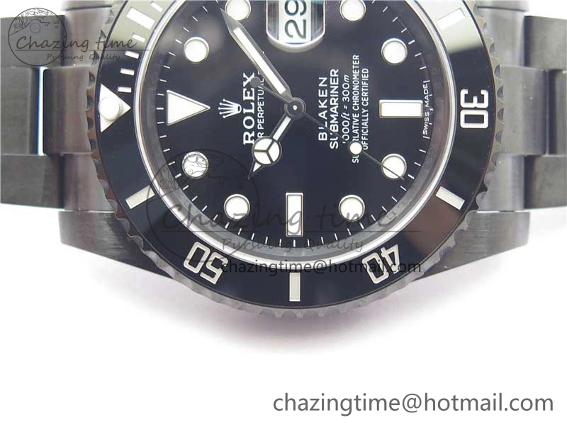 Submariner 116610 Blacken DLC Black 904L Steel V6F 1:1 Best Edition VS3135 V Durable 2699