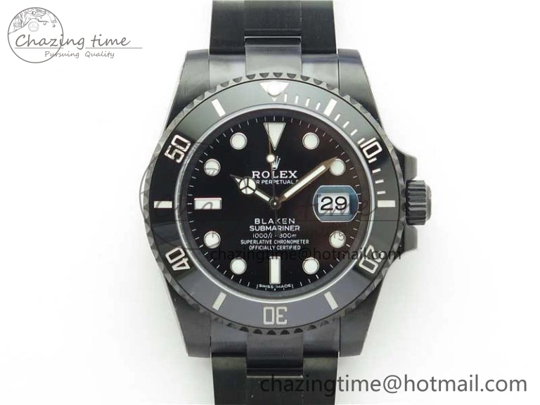 Submariner 116610 Blacken DLC Black 904L Steel V6F 1:1 Best Edition VS3135 V Durable 2699