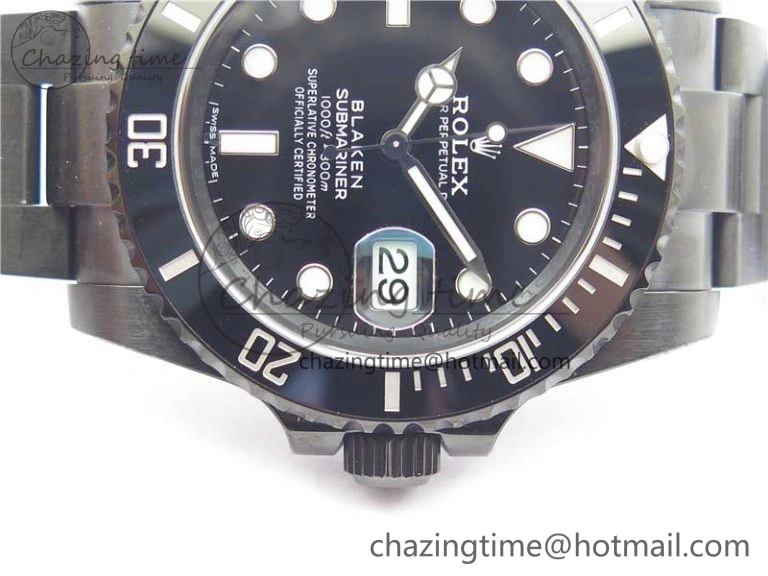 Submariner 116610 Blacken DLC Black 904L Steel V6F 1:1 Best Edition VS3135 V Durable 2699
