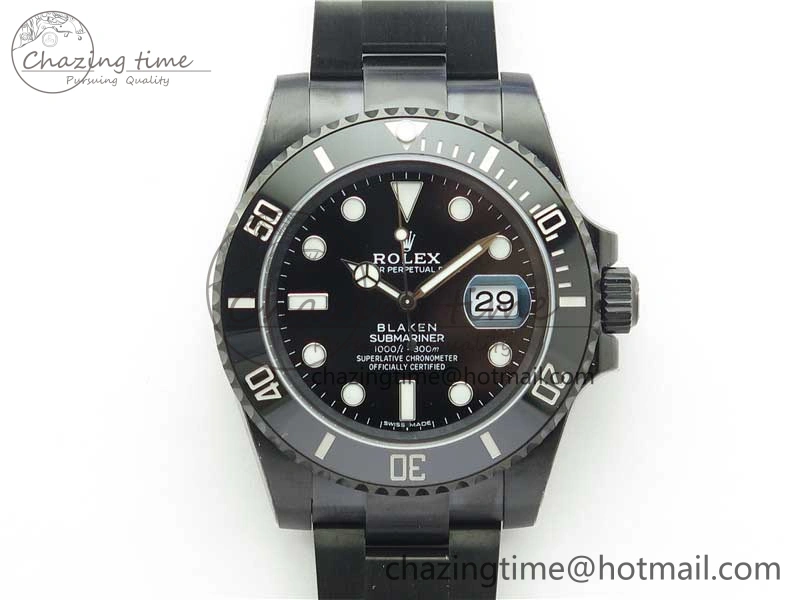 Submariner 116610 Blacken DLC Black 904L Steel V6F 1:1 Best Edition VS3135 V Durable 2699