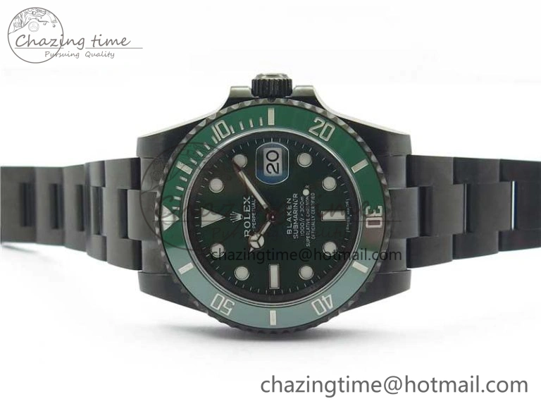 Submariner 116610 Blacken DLC Green 904L Steel V6F 1:1 Best Edition VS3135 V Stylish 2700