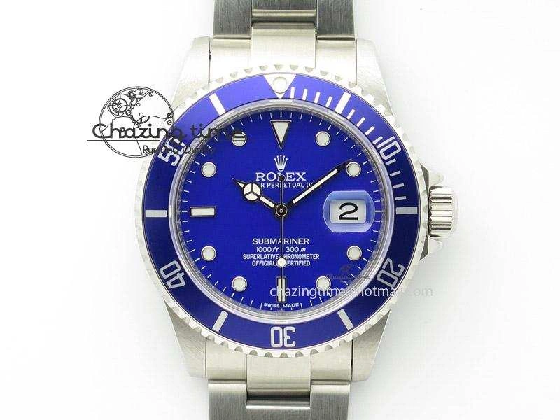 Bold Submariner 116610 Blue Bezel Bp Best Edition On SS Bracelet Miyota 4004