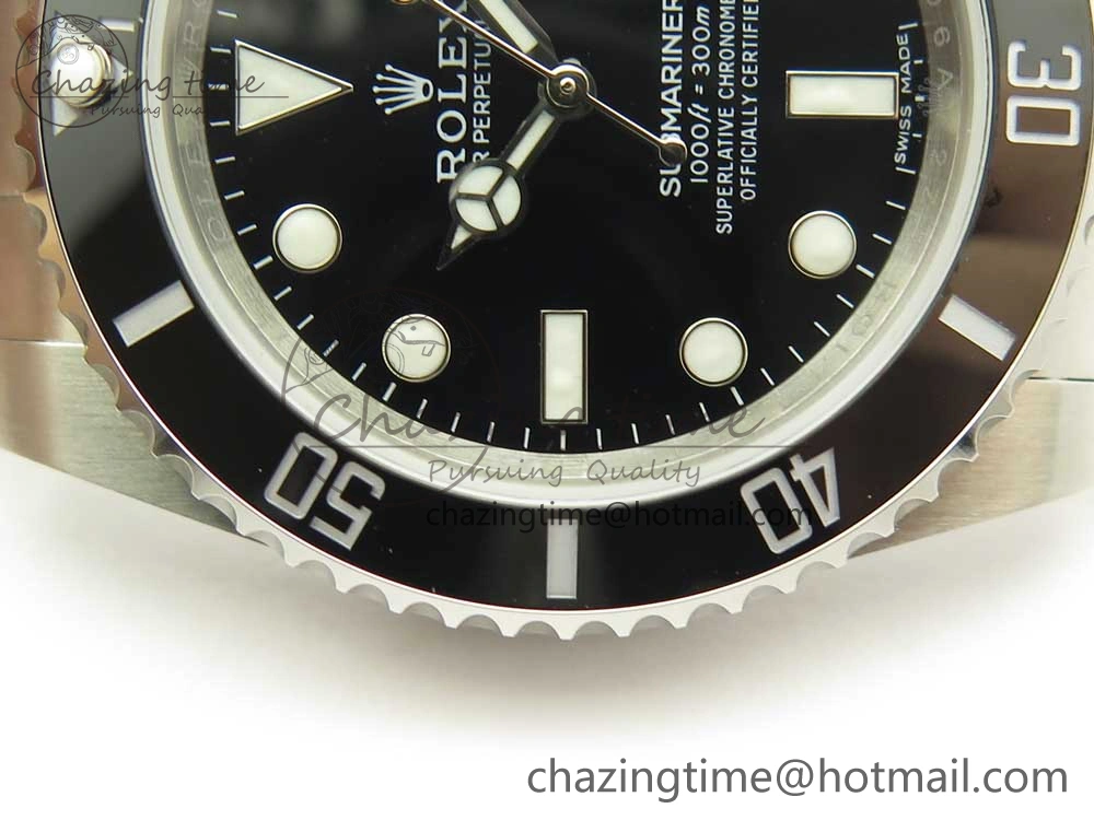 Submariner 116610 LB Black Ceramic V9F 904L 1:1 Best Edition on SS Bracelet SA Cozy 3291