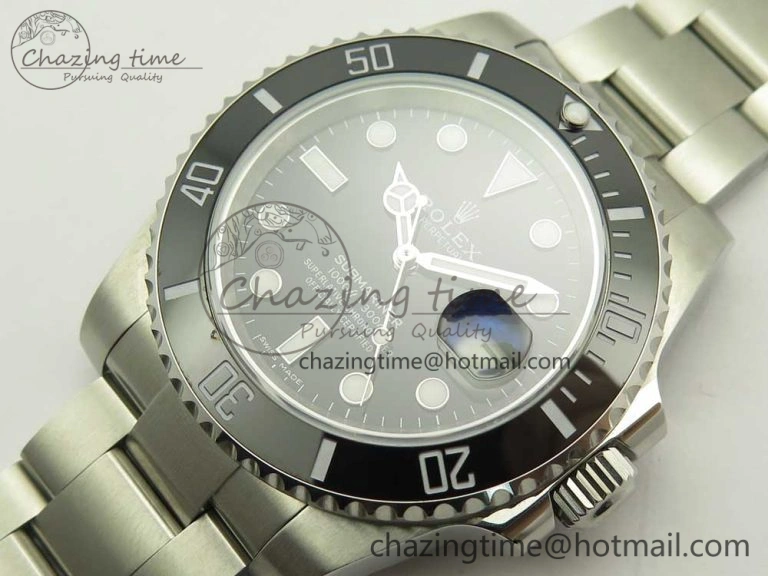Submariner 116610 LB Black Ceramic V9F 904L 1:1 Best Edition on SS Bracelet SA Cozy 3291