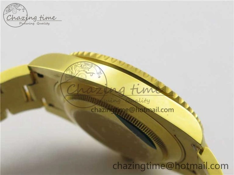 Submariner 116610 LB ROF Best Edition YG Wrapped Blue Dial on YG Wrapped Bracelet A Supportive 2910