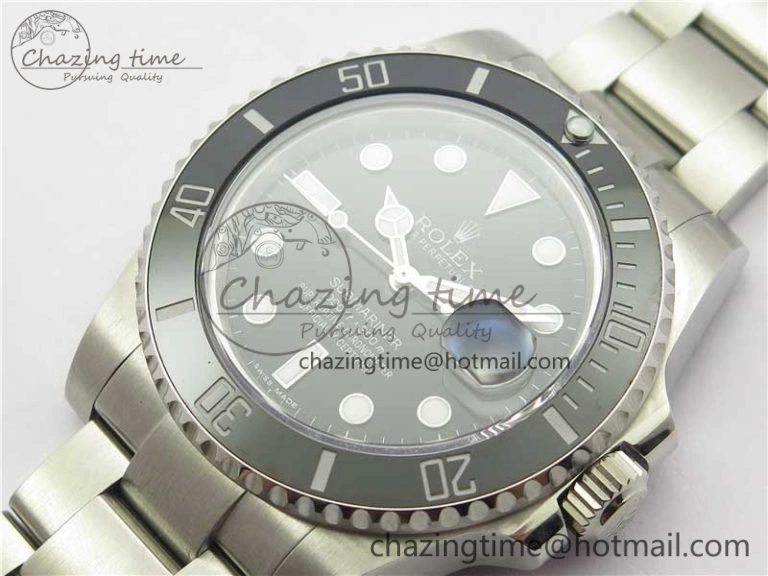 Submariner 116610 LN Black Ceramic 316L Bp Maker 1:1 Best Edition Black Dial on SS Bracelet SA3135 V FlexibleFit 3019