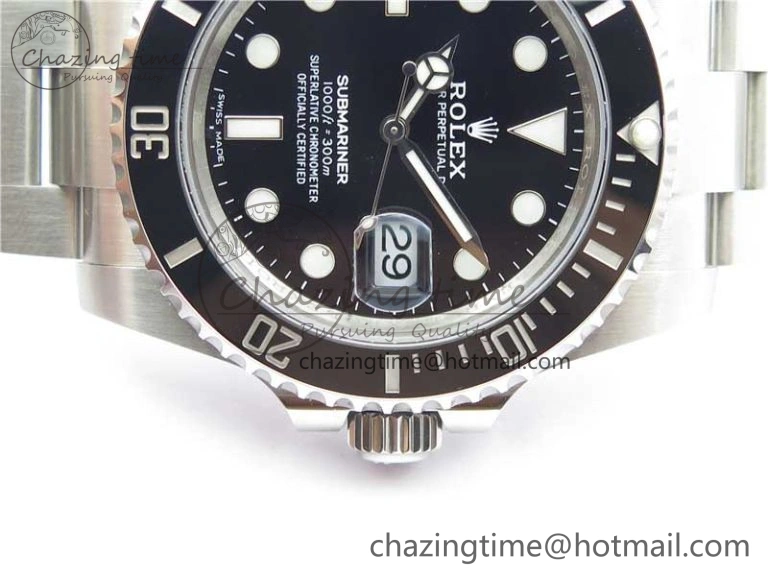Submariner 116610 LN Black Ceramic 316L Steel Noob 1:1 Best Edition V10. Durable 2865