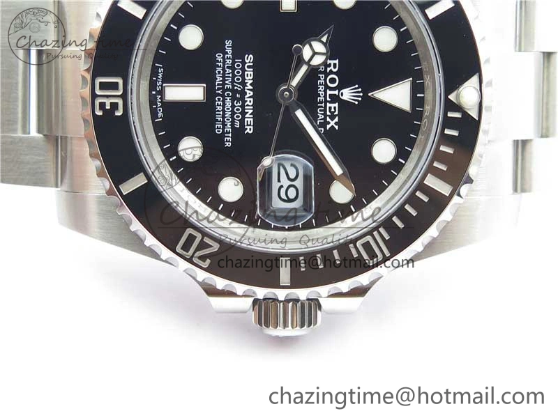 Submariner 116610 LN Black Ceramic 316L Steel Noob 1:1 Best Edition V10. Durable 2865