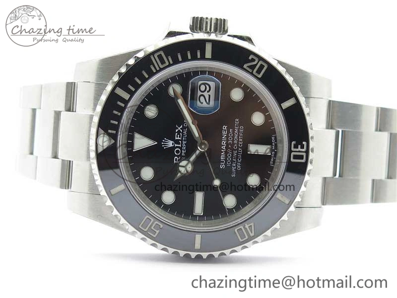 Modern Submariner 116610 LN Black Ceramic 904L Steel RXF XF 1:1 Best Edition A 2940
