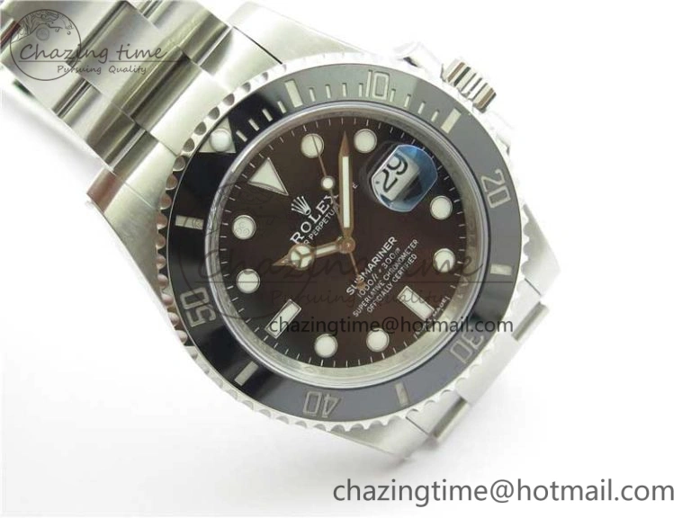 Modern Submariner 116610 LN Black Ceramic 904L Steel RXF XF 1:1 Best Edition A 2940
