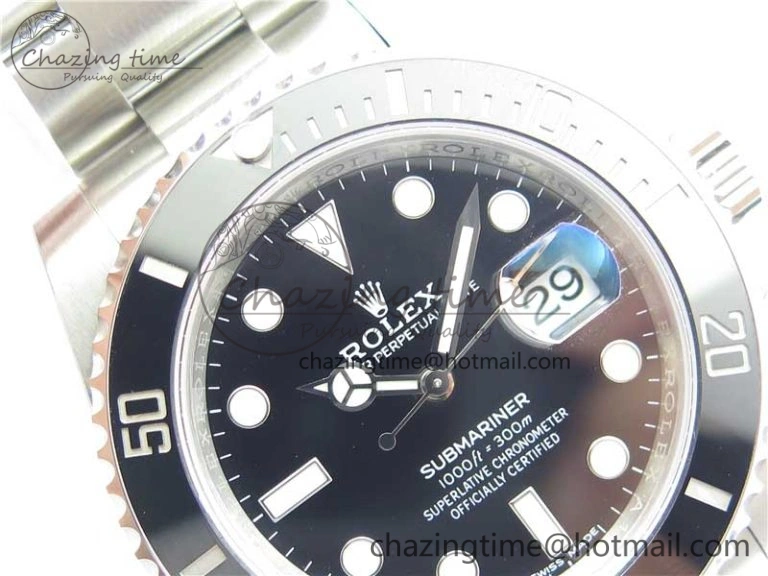 Modern Submariner 116610 LN Black Ceramic 904L Steel RXF XF 1:1 Best Edition A 2940