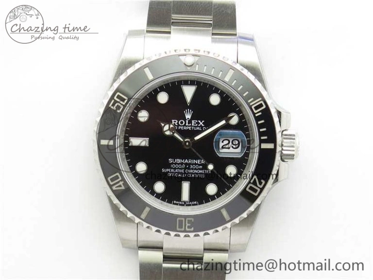 Modern Submariner 116610 LN Black Ceramic 904L Steel RXF XF 1:1 Best Edition A 2940