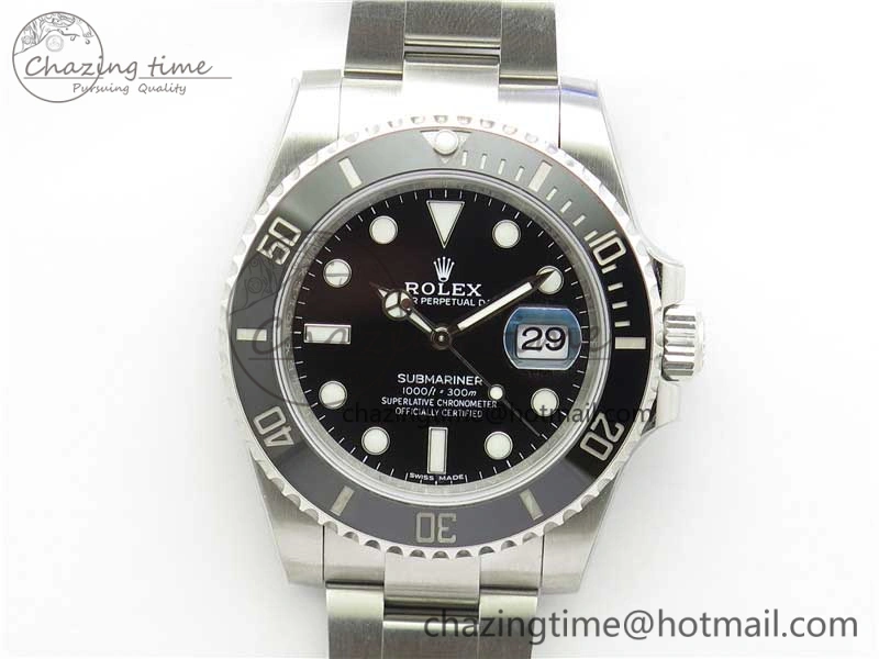 Modern Submariner 116610 LN Black Ceramic 904L Steel RXF XF 1:1 Best Edition A 2940
