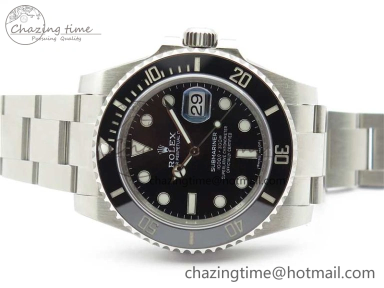 BestValue Submariner 116610 LN Black Ceramic 904L Steel V6F 1:1 Best Edition A 2950