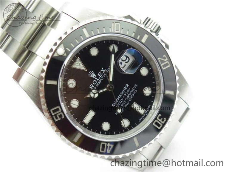BestValue Submariner 116610 LN Black Ceramic 904L Steel V6F 1:1 Best Edition A 2950