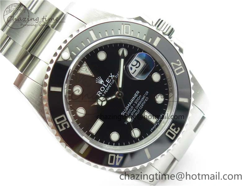 BestValue Submariner 116610 LN Black Ceramic 904L Steel V6F 1:1 Best Edition A 2950