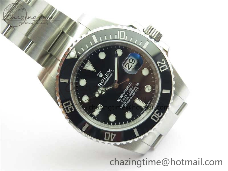 FastDry Submariner 116610 LN Black Ceramic 904L Steel V6F 1:1 Best Edition VS3135 V 2696