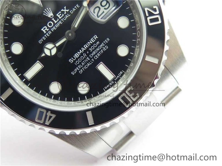 FastDry Submariner 116610 LN Black Ceramic 904L Steel V6F 1:1 Best Edition VS3135 V 2696