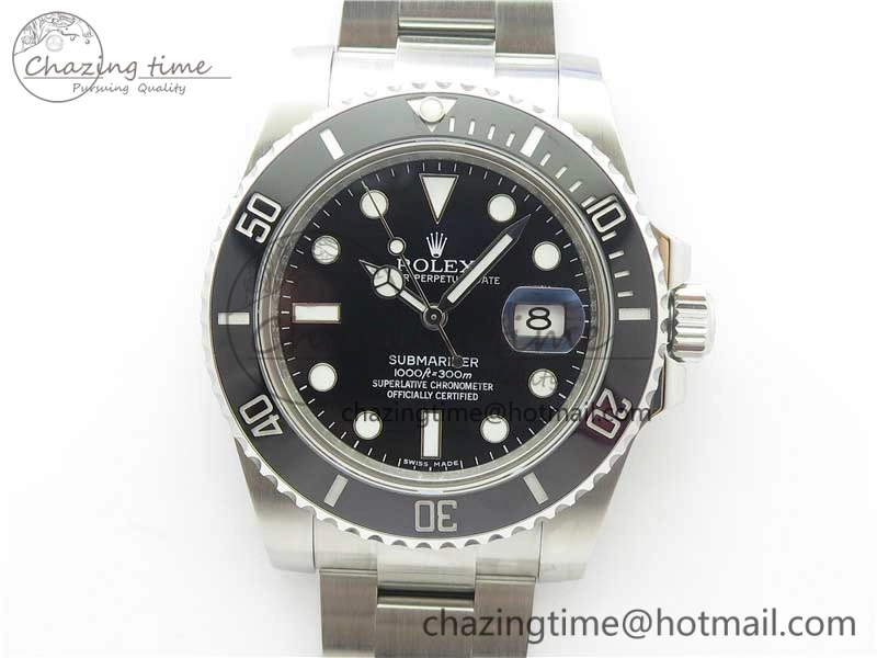 Practical Submariner 116610 LN Black Ceramic ARF 1:1 Best Edition 904L SS Case and Bracelet A2824 V 3218