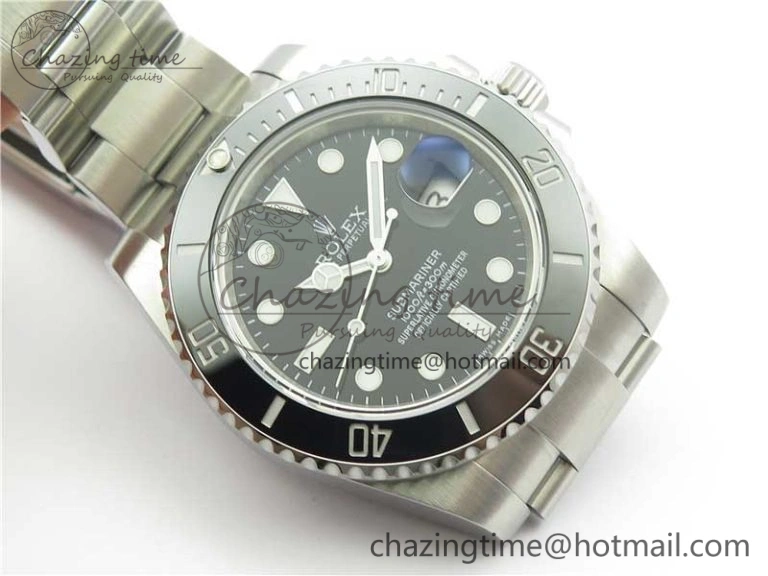 Practical Submariner 116610 LN Black Ceramic ARF 1:1 Best Edition 904L SS Case and Bracelet A2824 V 3218