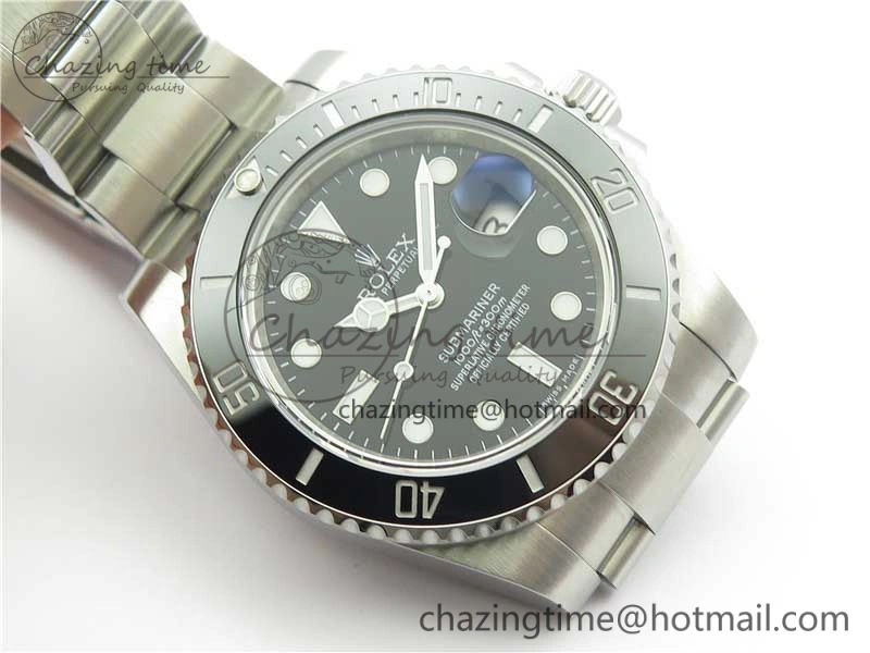 Practical Submariner 116610 LN Black Ceramic ARF 1:1 Best Edition 904L SS Case and Bracelet A2824 V 3218
