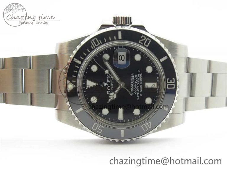 Practical Submariner 116610 LN Black Ceramic ARF 1:1 Best Edition 904L SS Case and Bracelet A2824 V 3218