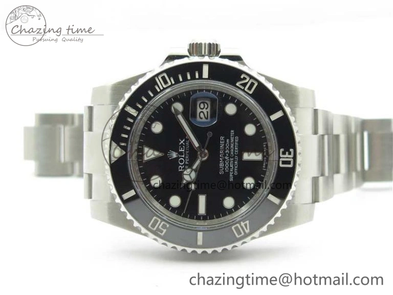 Submariner 116610 LN Black Ceramic ARF 1:1 Best Edition 904L SS Case and Bracelet A2824 V Breathable 2850