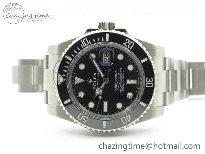Submariner 116610 LN Black Ceramic ARF 1:1 Best Edition 904L SS Case and Bracelet A2824 V Breathable 2850