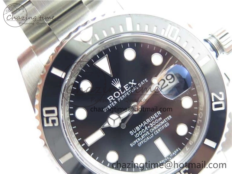 Submariner 116610 LN Black Ceramic ARF 1:1 Best Edition 904L SS Case and Bracelet A2824 V Breathable 2850