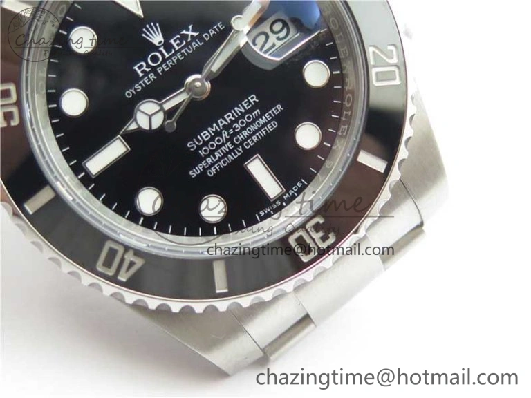 Submariner 116610 LN Black Ceramic ARF 1:1 Best Edition 904L SS Case and Bracelet A2824 V Breathable 2850