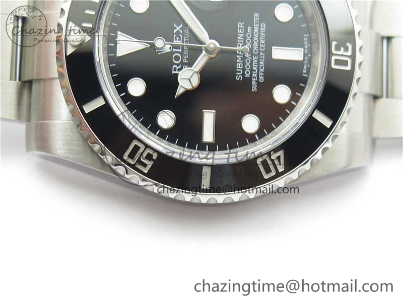 Submariner 116610 LN Black Ceramic ARF 1:1 Best Edition 904L SS Case and Bracelet A2824 V Breathable 2850