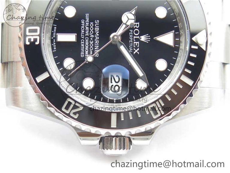Submariner 116610 LN Black Ceramic ARF 1:1 Best Edition 904L SS Case and Bracelet A2824 V Breathable 2850