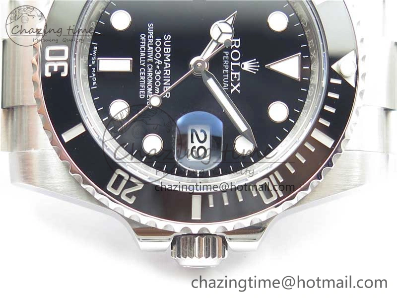 Submariner 116610 LN Black Ceramic ARF 1:1 Best Edition 904L SS Case and Bracelet A2824 V Breathable 2850