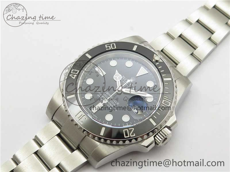 Submariner 116610 LN Black Ceramic ARF 1:1 Best Edition 904L SS Case and Bracelet A2824 V Breathable 2850