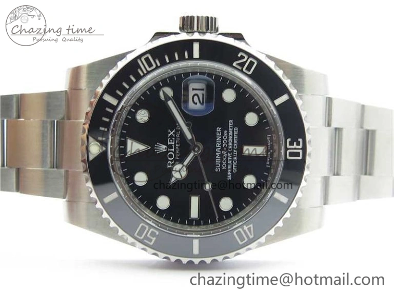 Submariner 116610 LN Black Ceramic ARF 1:1 Best Edition 904L SS Case and Bracelet SH3135 V OdorResistant 3202