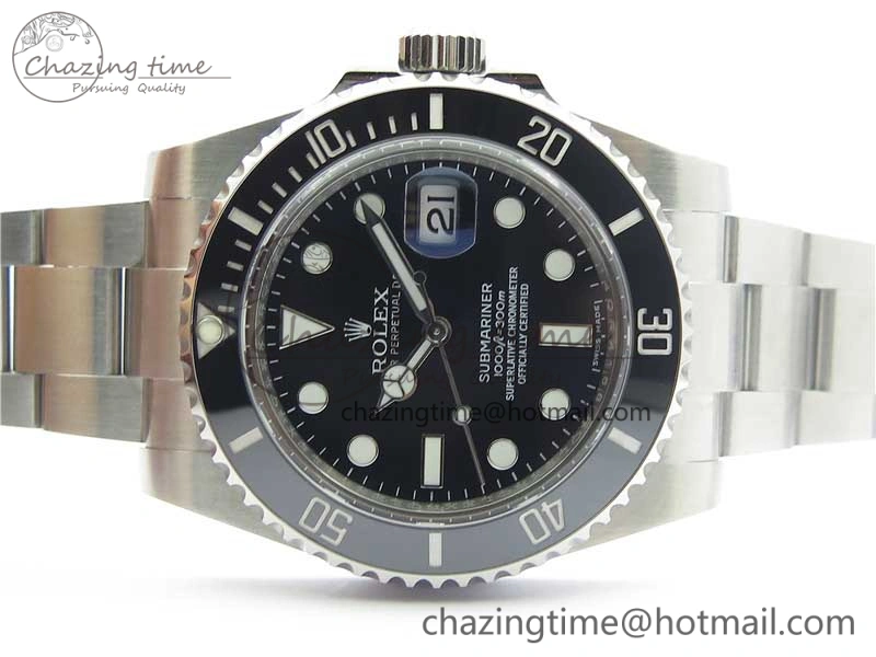 Submariner 116610 LN Black Ceramic ARF 1:1 Best Edition 904L SS Case and Bracelet SH3135 V OdorResistant 3202