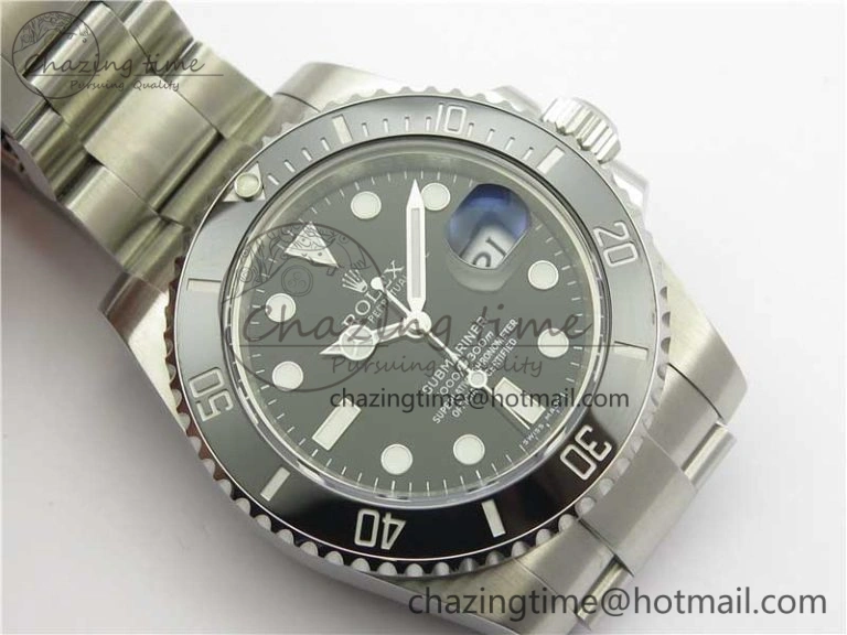Submariner 116610 LN Black Ceramic ARF 1:1 Best Edition 904L SS Case and Bracelet SH3135 V OdorResistant 3202