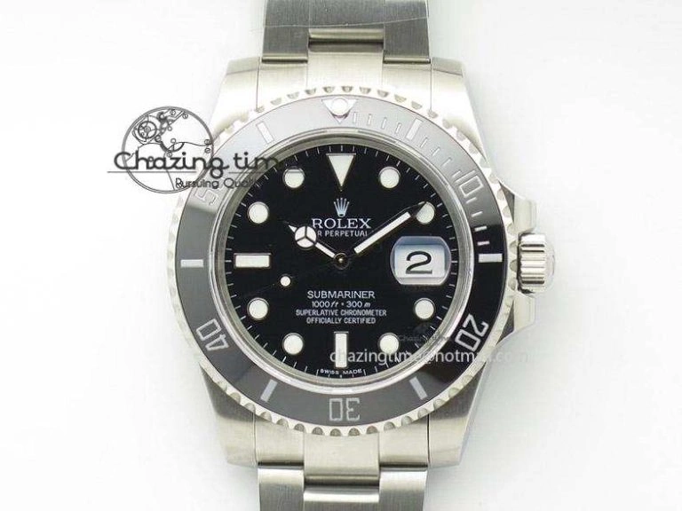 Submariner 116610 LN Black Ceramic Bp Best Edition On SS Bracelet Miyota 9015 V EasyMatch 4008