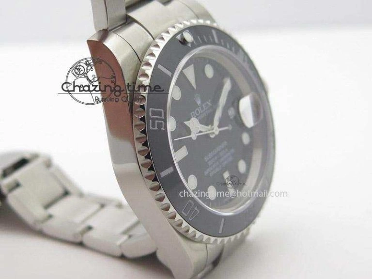 Submariner 116610 LN Black Ceramic Bp Best Edition On SS Bracelet Miyota 9015 V EasyMatch 4008