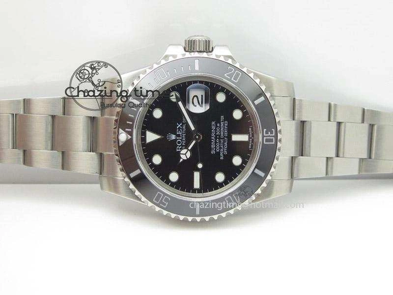 Submariner 116610 LN Black Ceramic Bp Best Edition On SS Bracelet Miyota 9015 V EasyMatch 4008